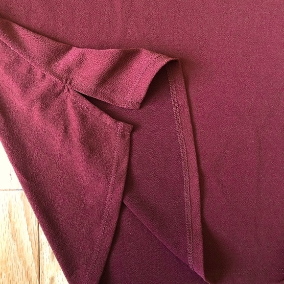 NWT: Burnt Orange Keyhole Blouse w/ Sparkle Charm - Picture 9 of 16